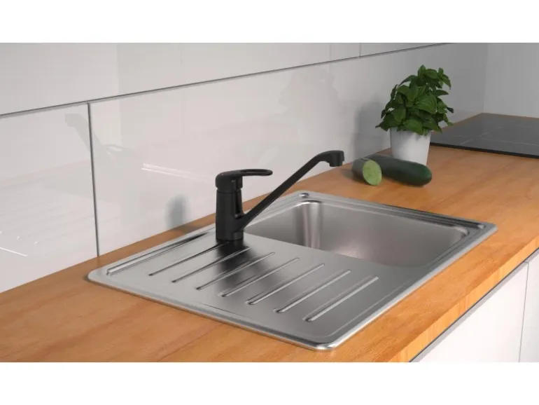 Schütte Küchenarmatur Grande Matt Schwarz