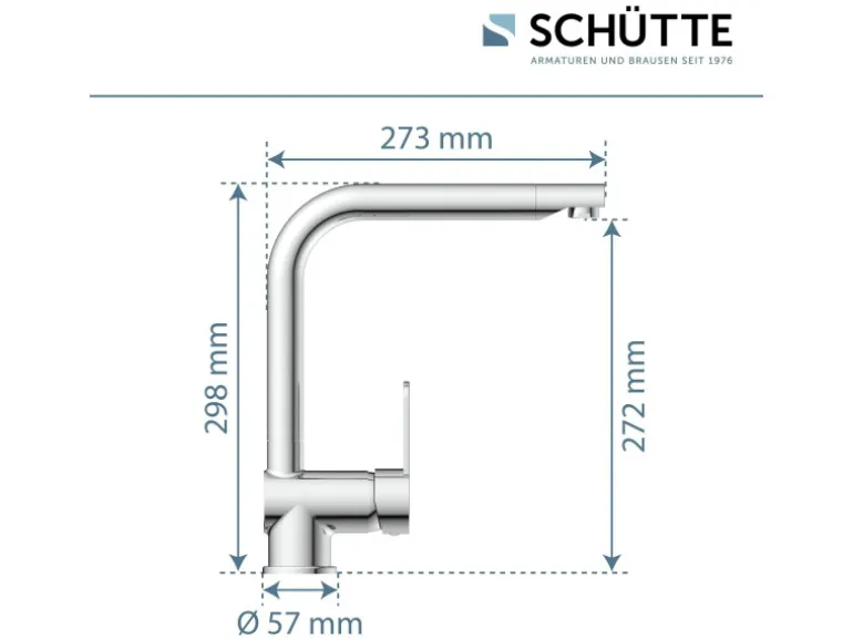 Schütte Küchenarmatur Rio Chrom