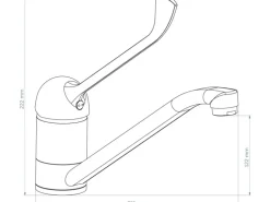 Schütte Küchenarmatur Vital Verchromt