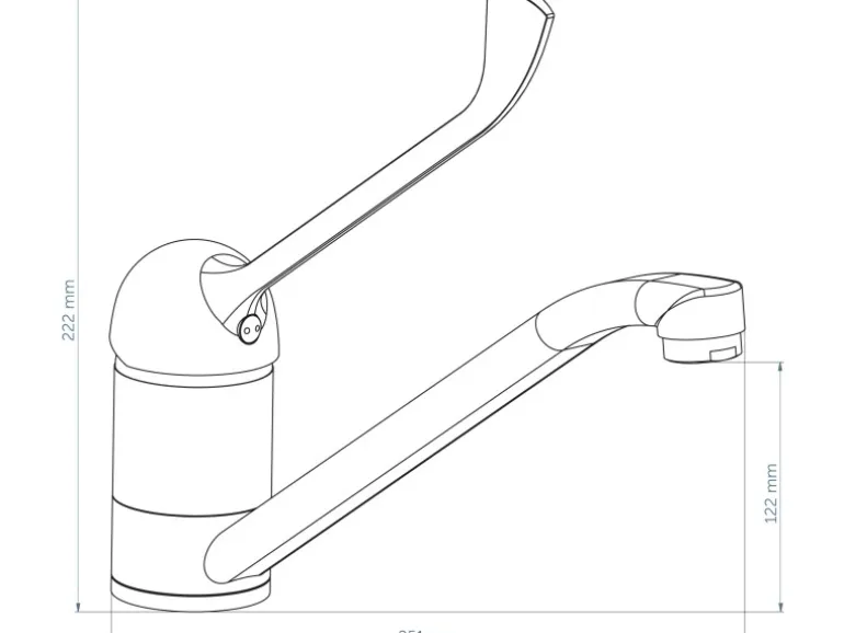Schütte Küchenarmatur Vital Verchromt