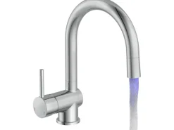 Schütte LED-Spültischarmatur Stella Chrom