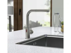 Schütte Sensor-Spültischarmatur Vital mit Herausziehbarem Auslauf Edelstahl