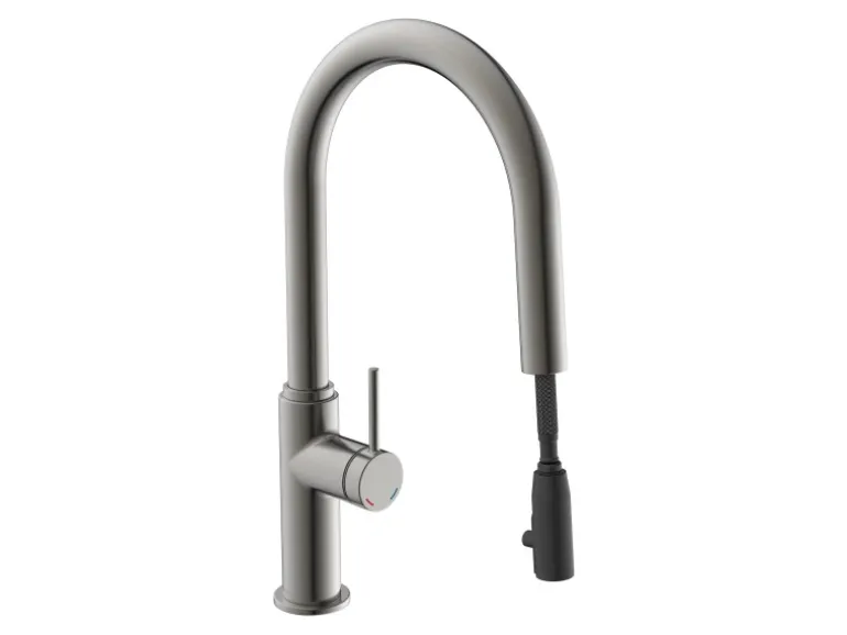 Schütte Spültischarmatur Blackpool Herausziehbarer Auslauf Graphit Matt
