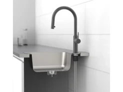 Schütte Spültischarmatur Blackpool Herausziehbarer Auslauf Graphit Matt