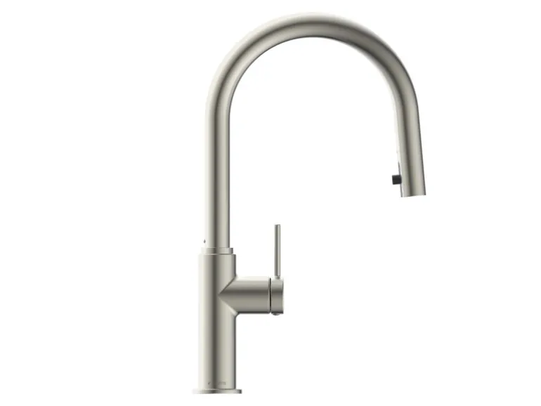 Schütte Spültischarmatur Blackpool mit herausziehbarer Haarbrause Edelstahloptik