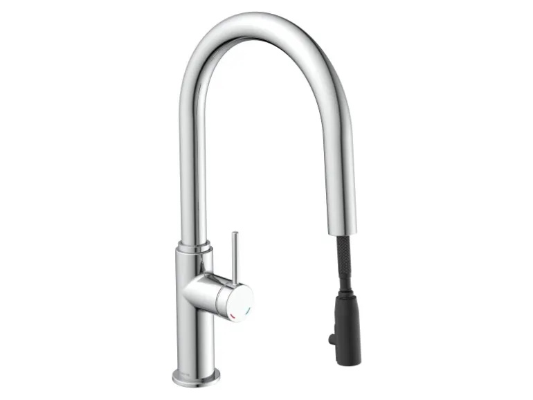 Schütte Spültischarmatur Blackpool mit Herausziehbarer Haarbrause Chrom