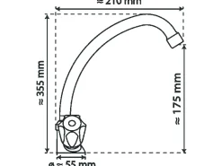 Schütte Spültischarmatur Brilliant Chrom
