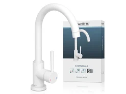 Schütte Spültischarmatur Cornwall Weiß Matt