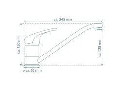 Schütte Spültischarmatur Magna Chrom