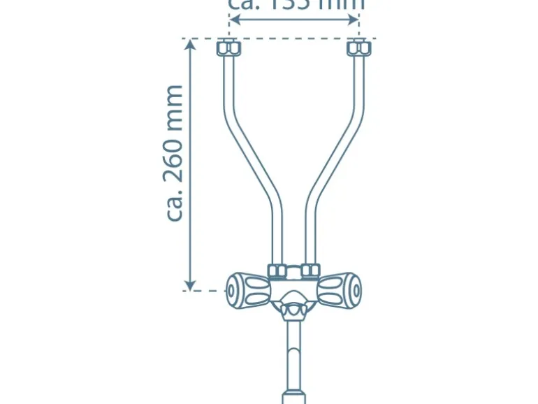Schütte Spültischarmatur Niederdruck für 5 L Boiler Übertischspeicher Chrom