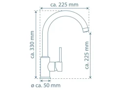 Schütte Spültischarmatur Niederdruck Casalla Chrom