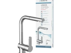 Schütte Spültischarmatur Niederdruck Herausziehbare Auslauf London Chrom