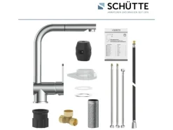 Schütte Spültischarmatur Niederdruck Herausziehbare Auslauf London Chrom