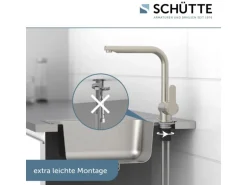 Schütte Spültischarmatur Rio Edelstahloptik