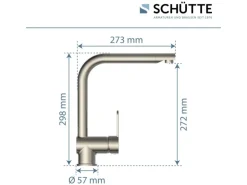 Schütte Spültischarmatur Rio Edelstahloptik