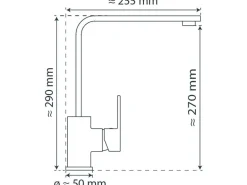 Schütte Spültischarmatur Tianto Chrom