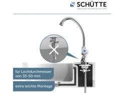 Schütte Stand-Schwenkventil Carneo Chrom