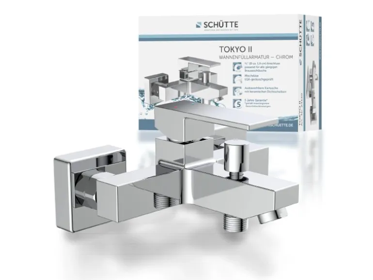 Schütte Wannenfüllarmatur Tokyo II Chrom