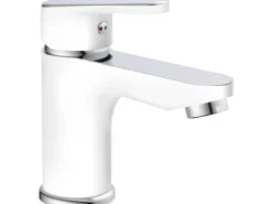 Schütte Waschbeckenarmatur Alaska Chrom-Weiß