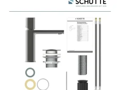 Schütte Waschtischarmatur New York Graphit Matt