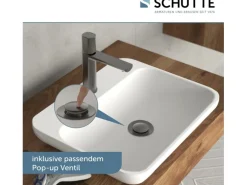 Schütte Waschtischarmatur New York Graphit Matt