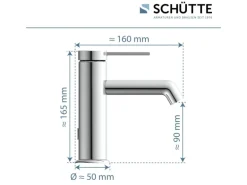 Schütte Waschtischarmatur Los Angeles Chrom