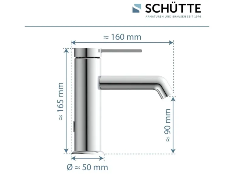 Schütte Waschtischarmatur Los Angeles Chrom