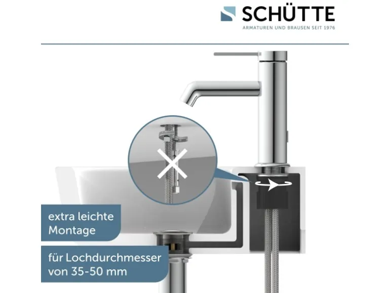 Schütte Waschtischarmatur Los Angeles Chrom