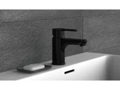 Schütte Waschtischarmatur  Denver Schwarz Matt