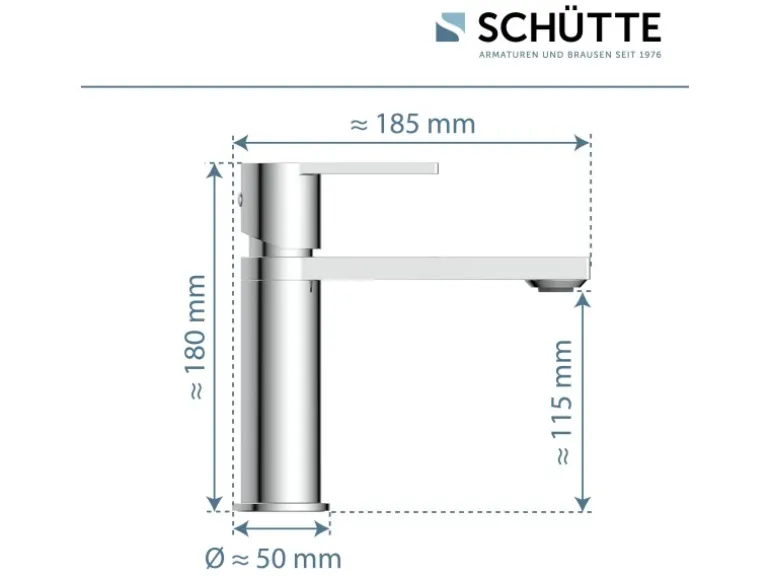Schütte Waschtischarmatur Manhattan Chrom
