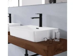 Schütte Waschtischarmatur Manhattan Schwarz Matt