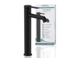 Schütte Waschtischarmatur Los Angeles für Aufsatzwaschbecken Schwarz Matt