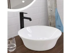 Schütte Waschtischarmatur Los Angeles für Aufsatzwaschbecken Schwarz Matt