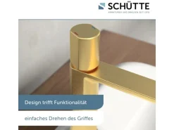 Schütte Waschtischarmatur New York Gold Matt