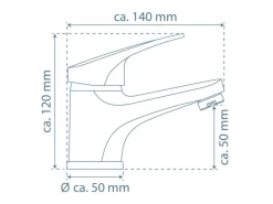 Schütte Waschtischarmatur Porto Chrom