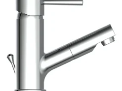 Schütte Waschtischarmatur Cornwall mit Herausziehbarer Haarbrause Chrom