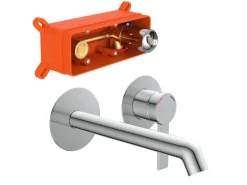 Schütte Waschtischarmatur Los Angeles für Wandmontage Chrom