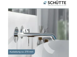 Schütte Waschtischarmatur Los Angeles für Wandmontage Chrom