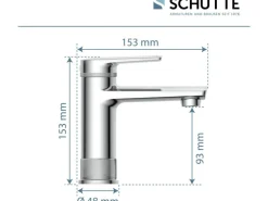 Schütte Waschtischarmatur Liverpool Chrom