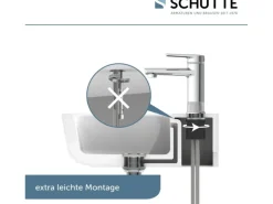 Schütte Waschtischarmatur Liverpool Chrom