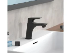 Schütte Waschtischarmatur Boston Schwarz Matt