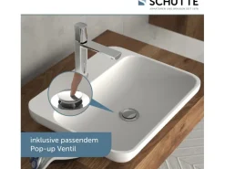 Schütte Waschtischarmatur New York Chrom