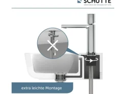 Schütte Waschtischarmatur New York Chrom