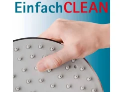 Schulte DuschMaster Rain mit Einhebelmischer rund BlackStyle, Mattschwarz