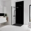 Schulte Duschrückwand DecoDesign Softtouch Mattschwarz 255x150cm