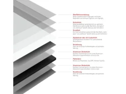 Schulte Duschrückwand-Set Ecke DecoDesign 255 cm x 90 cm x 90 cm Weiß