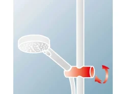 Schulte Duschsystem DuschMaster Rain Classic Rund Edelstahloptik