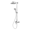 Schulte ExpressPlus Duschsystem Rain mit Einhebelmischer Kopfbrause Rund