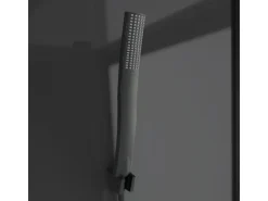 Schulte ExpressPlus Komplettdusche-Schiebetür Bali Mattschwarz 215 cm x 115 cm