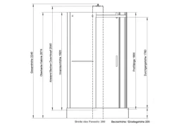 Schulte Komplettduschkabine Korsika mit Schiebetür Mattschwarz 120 x 80 x 220 cm